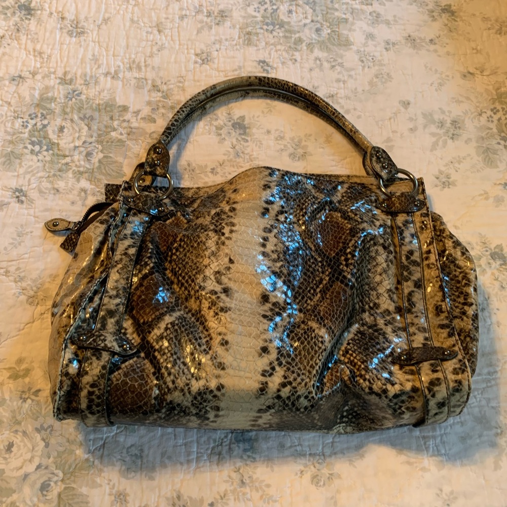 Vintage The Limited Faux Animal Print bag